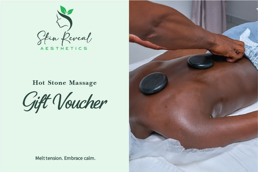 Hot stone massage gift voucher